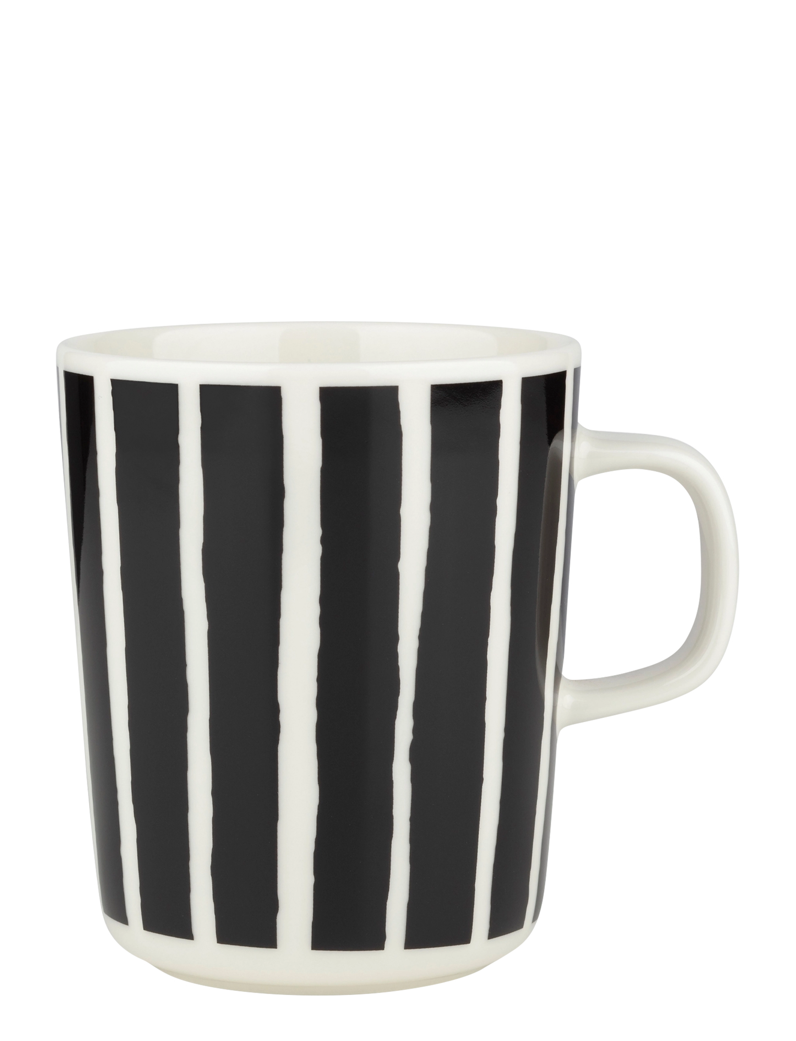 Marimekko Home PICCOLO MUG 2,5 DL - Pulmakingid - WHITE, BLACK / black