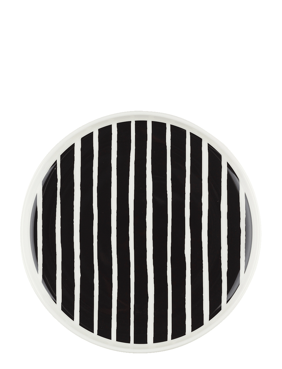 Marimekko Home - PICCOLO PLATE 20 CM - frühstücksteller - white, black - 0