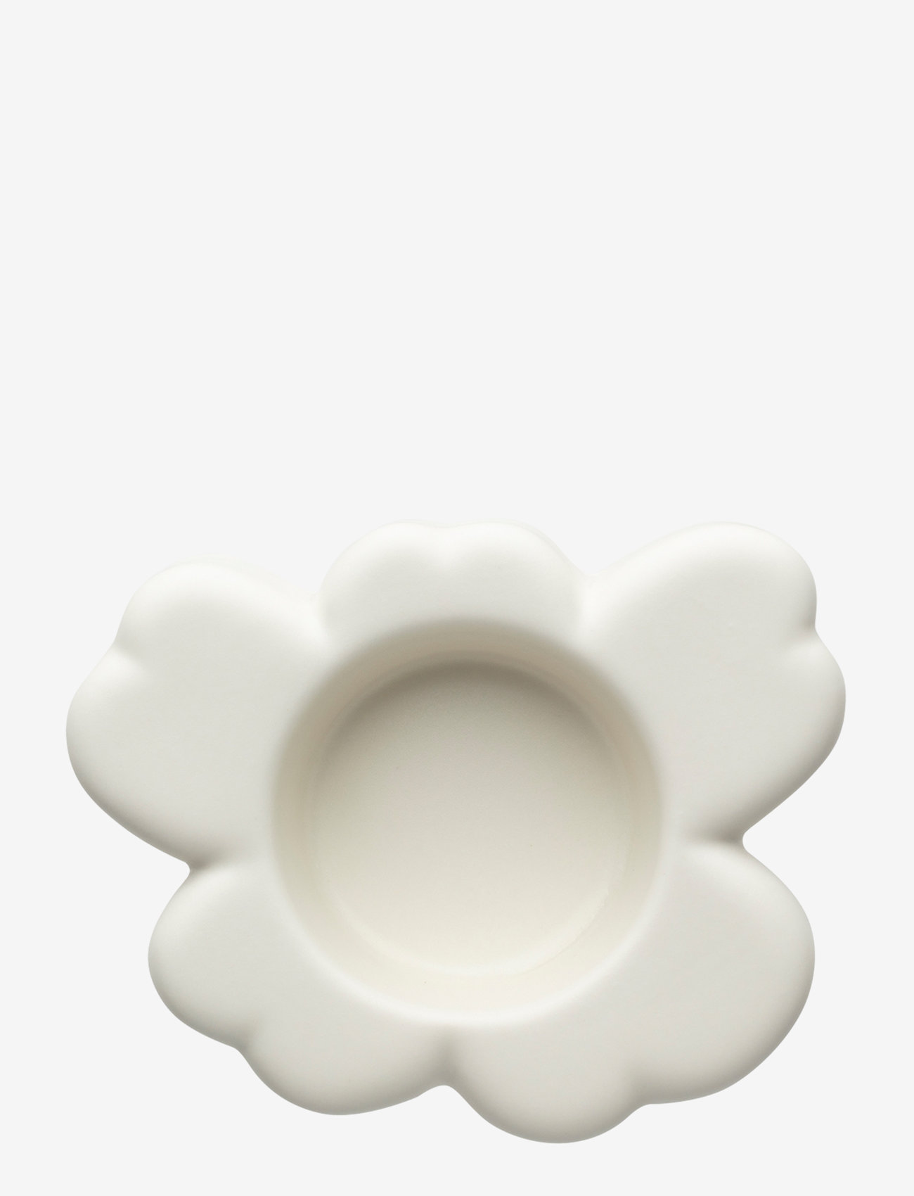 Marimekko Home - UNIKKO TEALIGHT HOLDER 10X3CM - matte white - 0