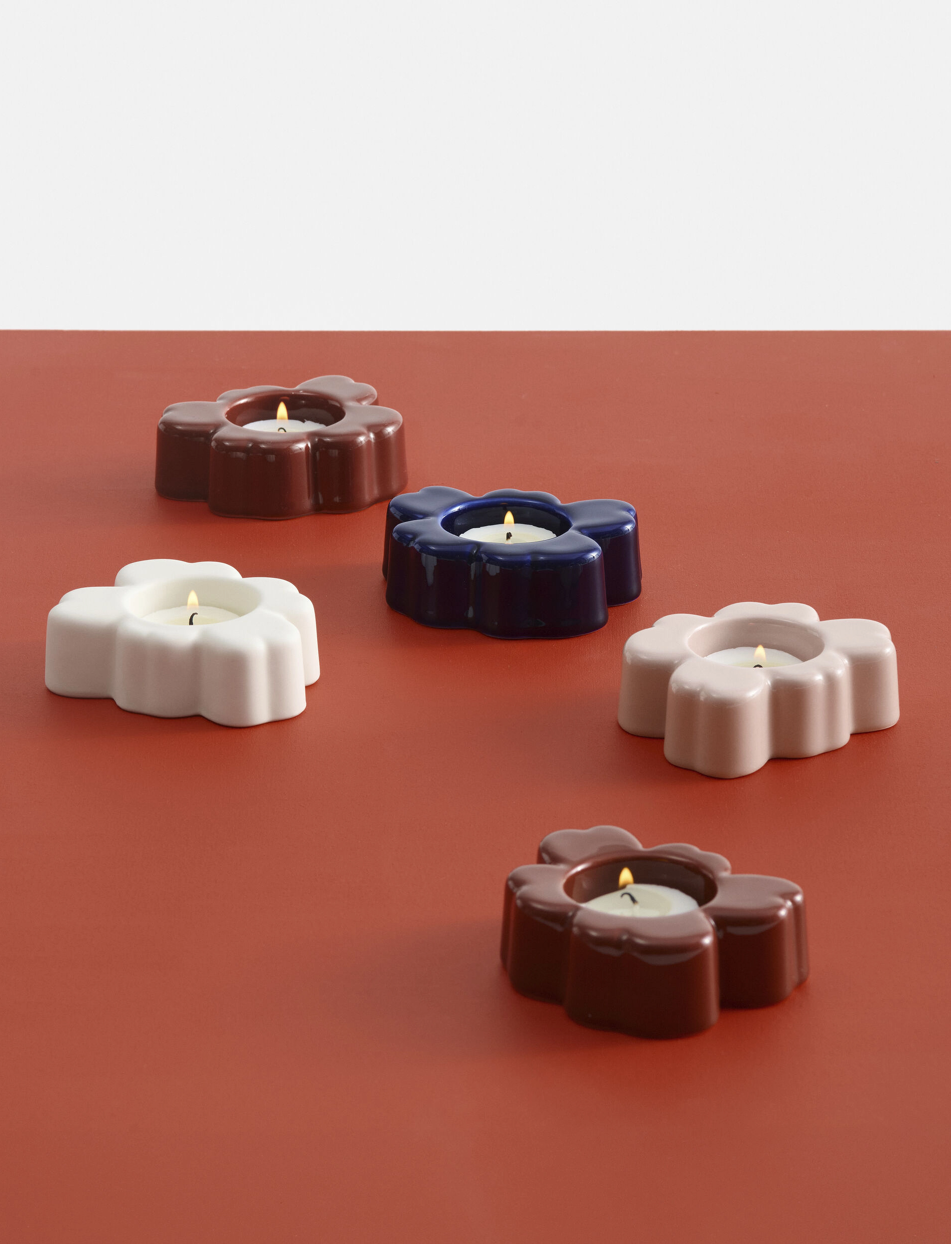 Marimekko Home - UNIKKO TEALIGHT HOLDER 10X3CM - nach preis einkaufen - matte white - 2