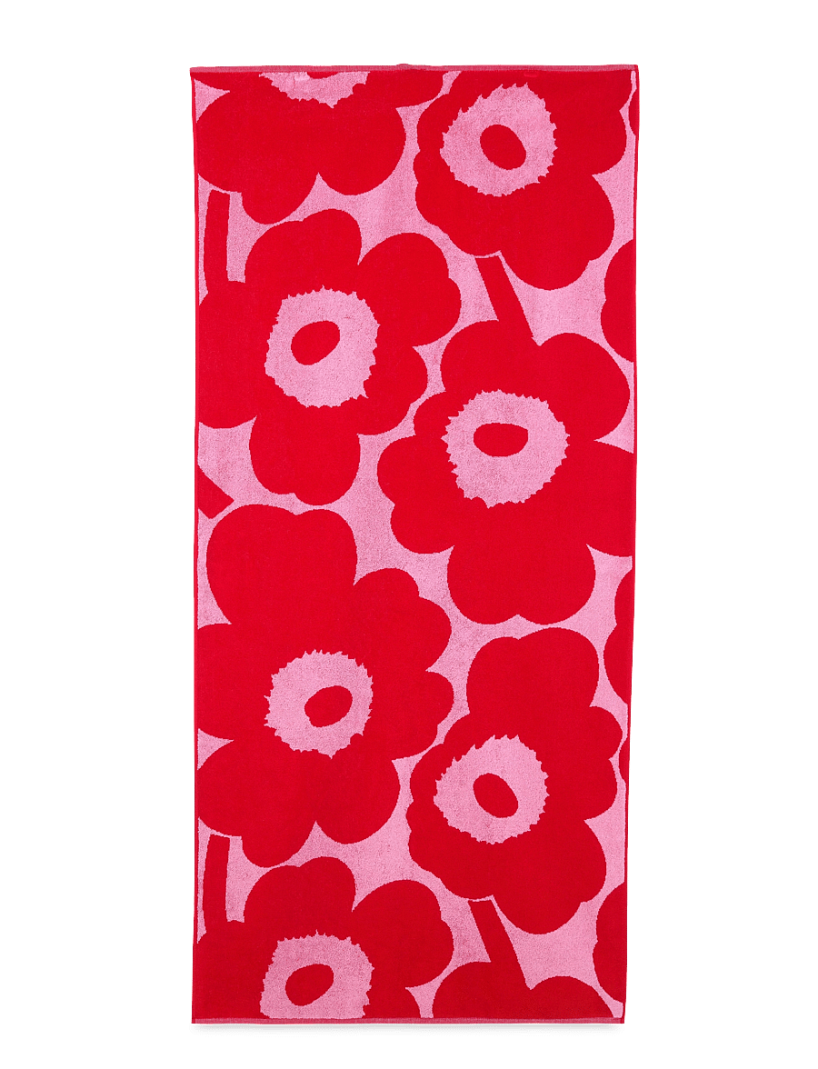 Marimekko Home - UNIKKO BATH TOWEL 70X150 CM - die niedrigsten preise - pink, red - 1