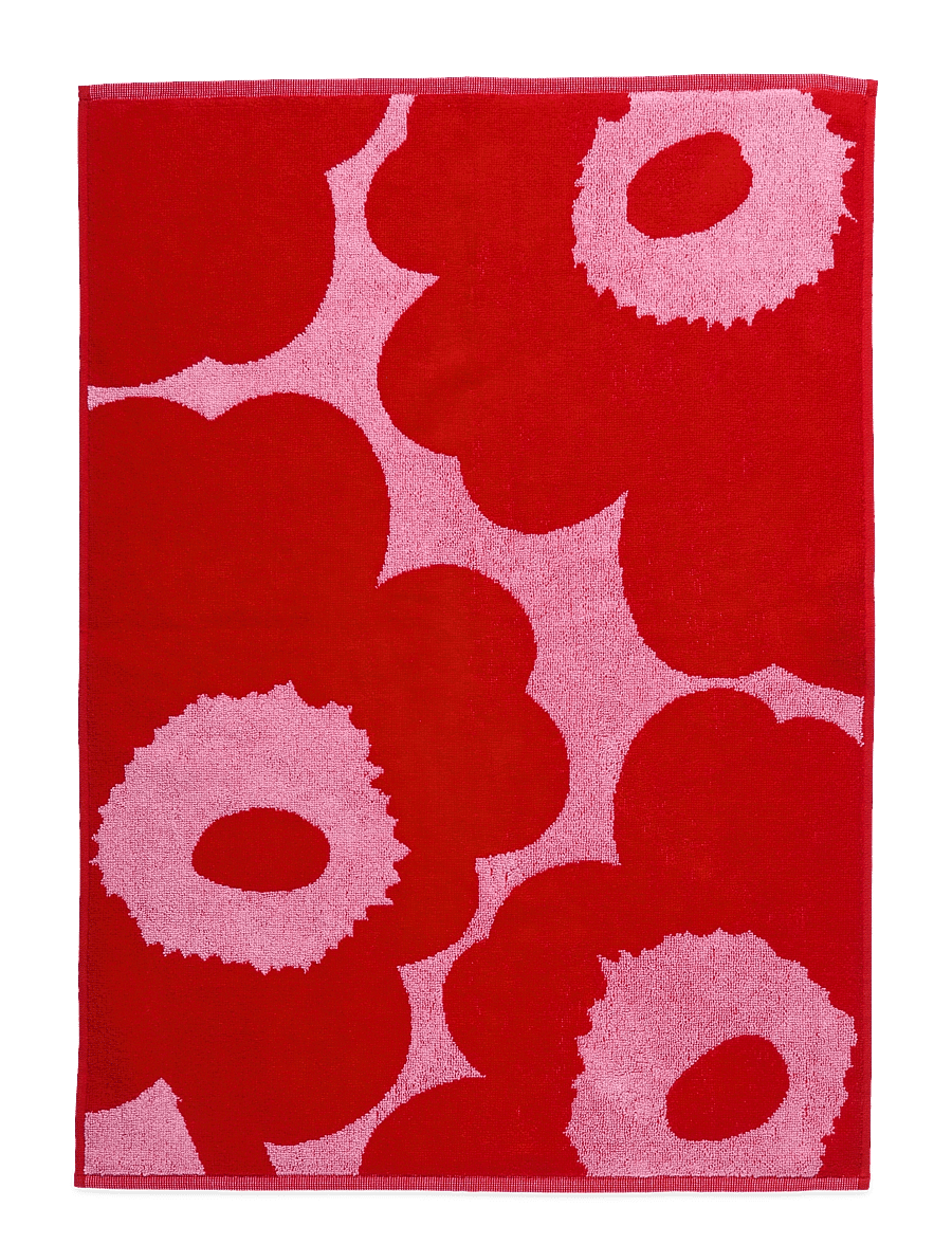 Marimekko Home - UNIKKO HAND TOWEL 50X70 CM - madalaimad hinnad - pink, red - 1
