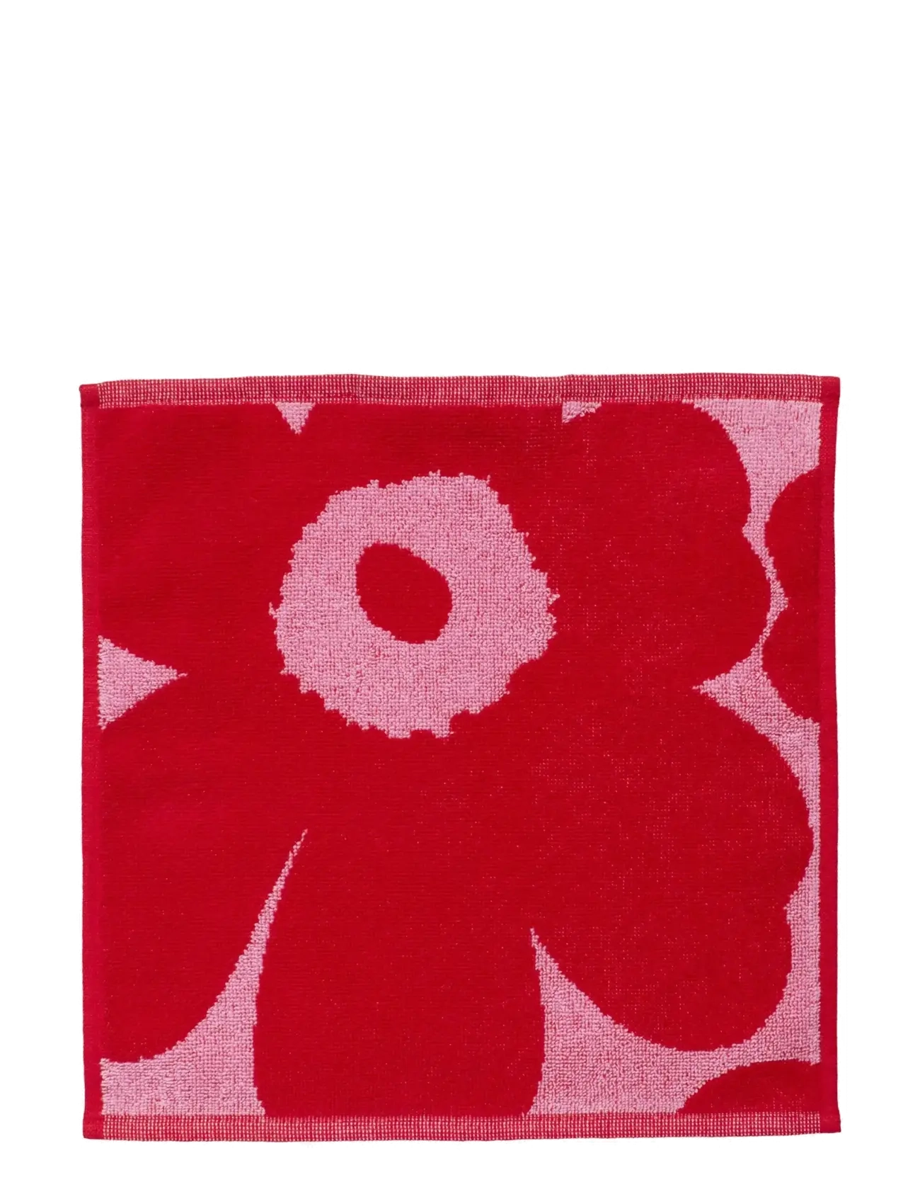Marimekko Home Unikko Mini Towel 30X30 Cm, Hand Håndklæde, Rød, Str: 30X30CM