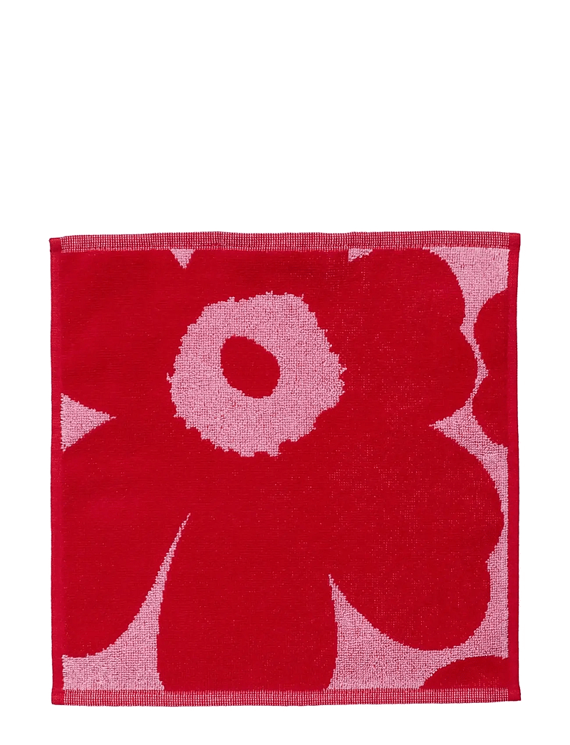 Marimekko Home - UNIKKO MINI TOWEL 30X30 CM - hand towels - red, pink - 0