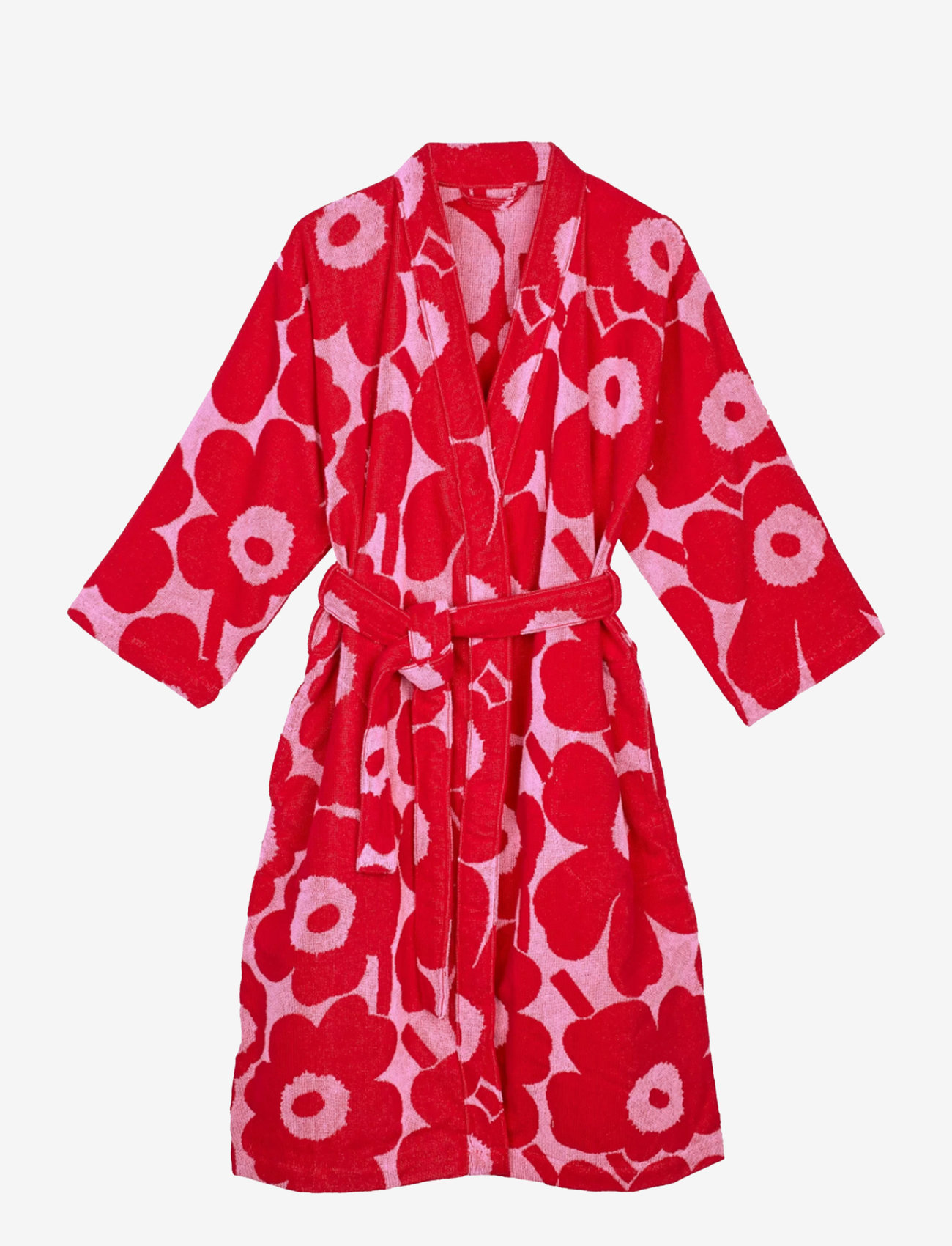 Marimekko Home - UNIKKO BATH ROBE - nach preis einkaufen - red, pink - 0