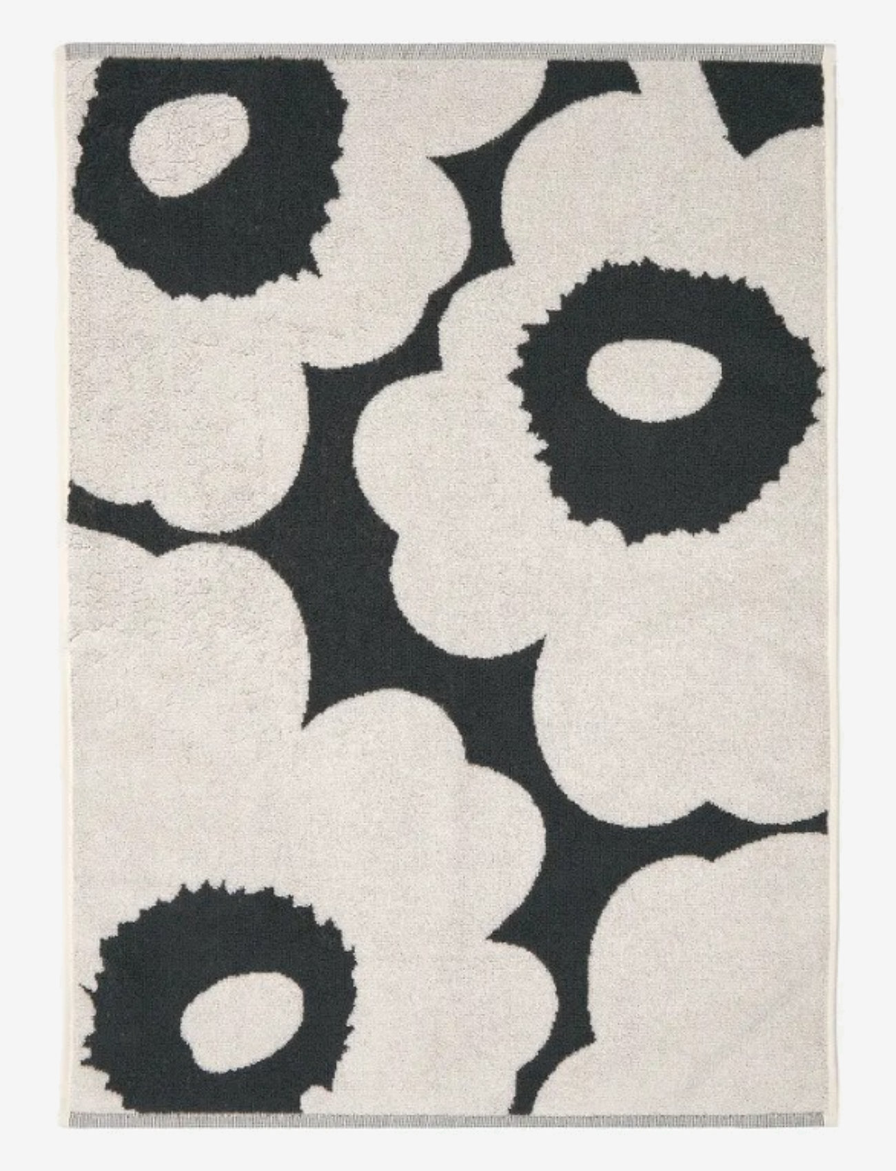 Marimekko Home - UNIKKO HAND TOWEL 50X70 CM - handtücher - charcoal, off white - 0