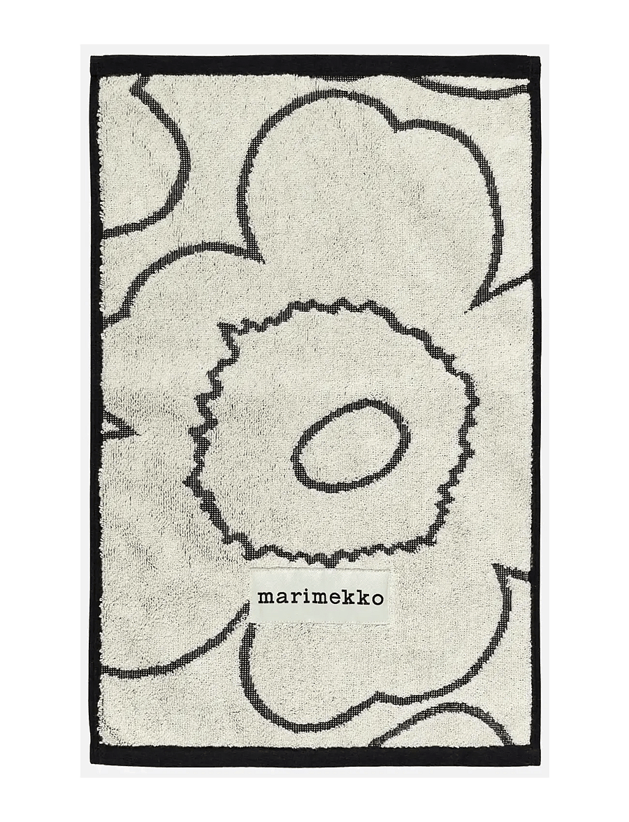 Marimekko Home - PIIRTO UNIKKO GUEST TOWEL30X50 - die niedrigsten preise - off white,black - 0