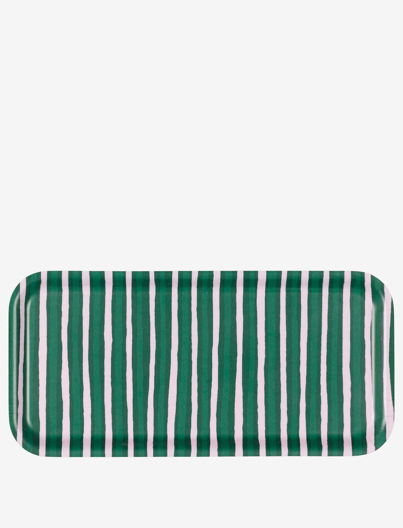 Marimekko Home - PICCOLO TRAY 13,5X27,5 CM - shop by price - green, pink - 0
