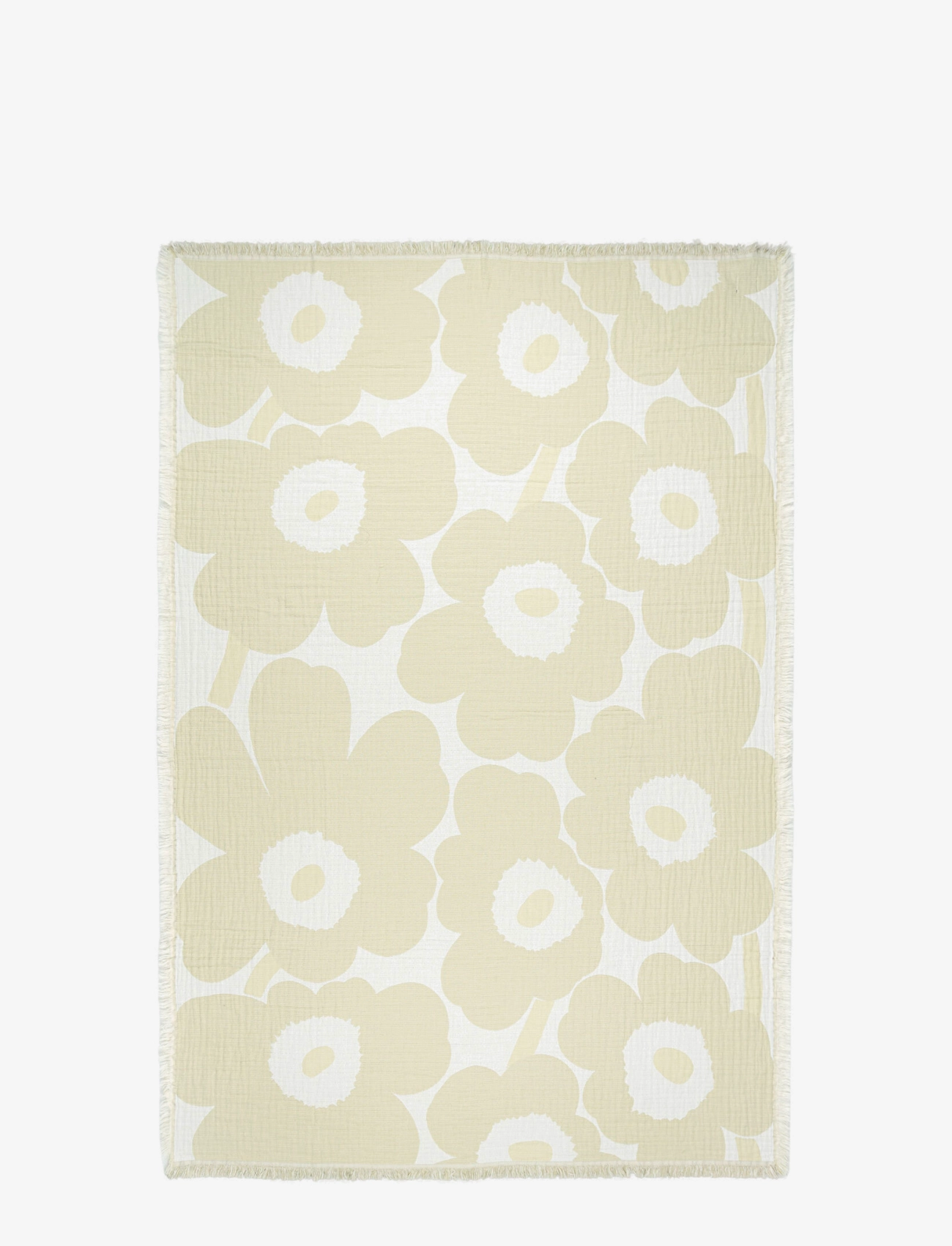 Marimekko Home UNIKKO JACQUARD THROW 150X220 - Gaver til hjemmet - OFF WHITE, WHITE / cream