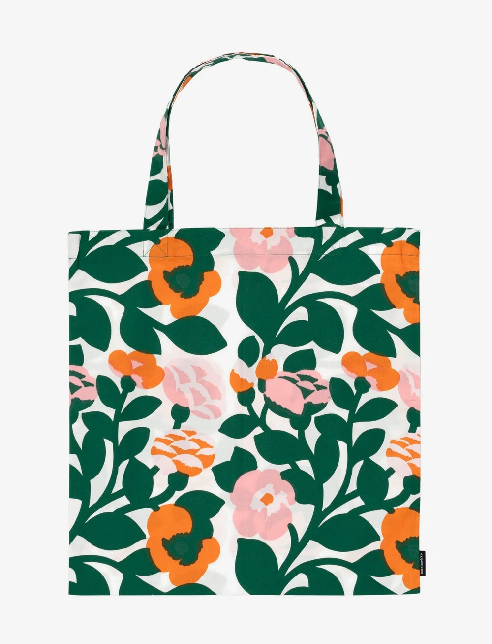 Marimekko Home - PIENI GREEN GREEN BAG 44X43 CM - totes - white, green, pink, orange - 0