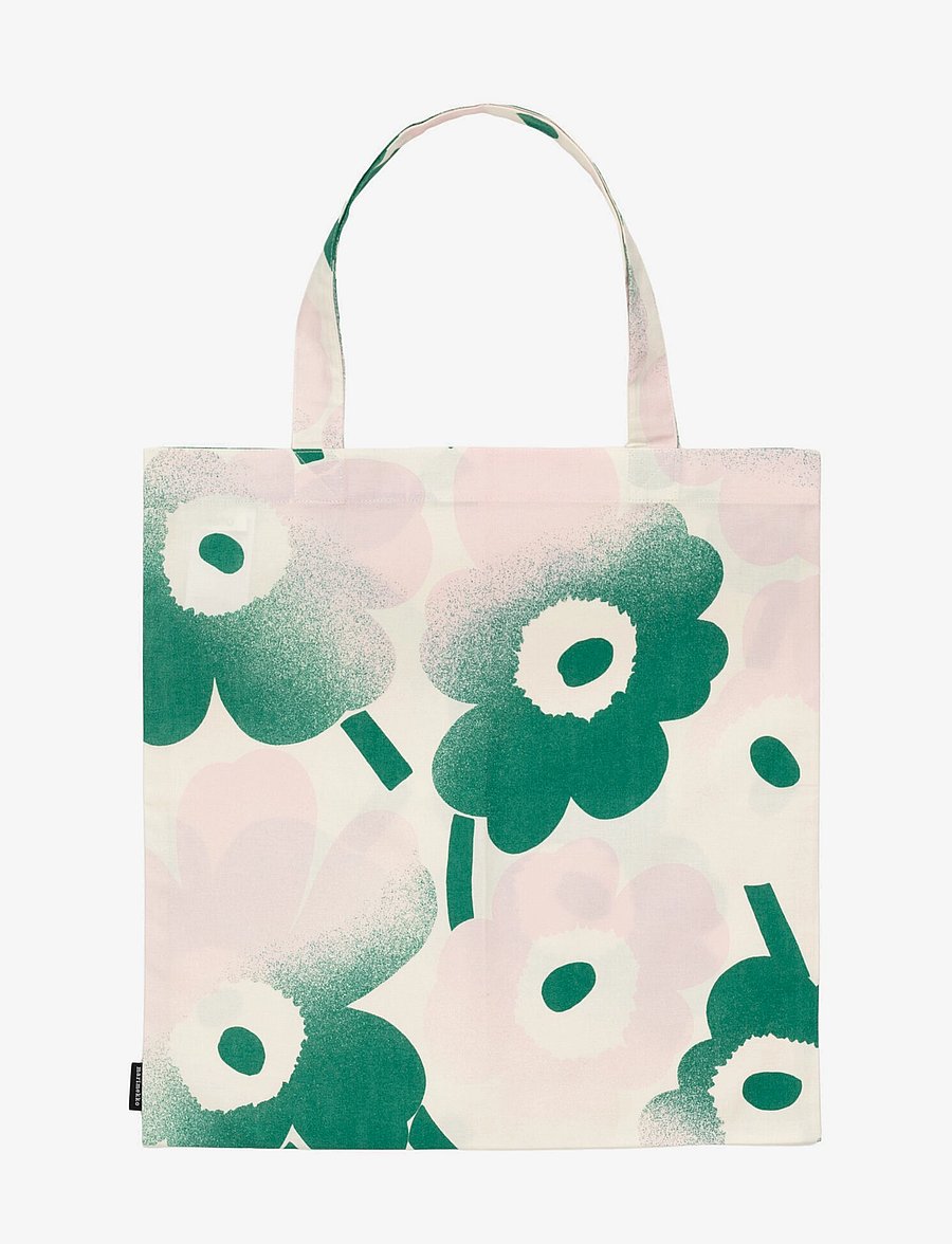 Marimekko Home - PIENI UNIKKO HÄIVÄHDYS BAG - tote bags - off white, lt.pink, green - 0