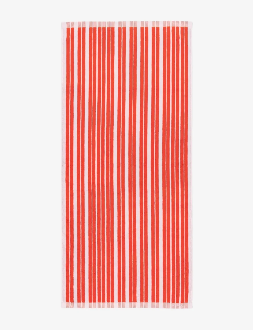 Marimekko Home - RAIDE BATH TOWEL 70X150 CM - badlakan - red, lt.pink - 0