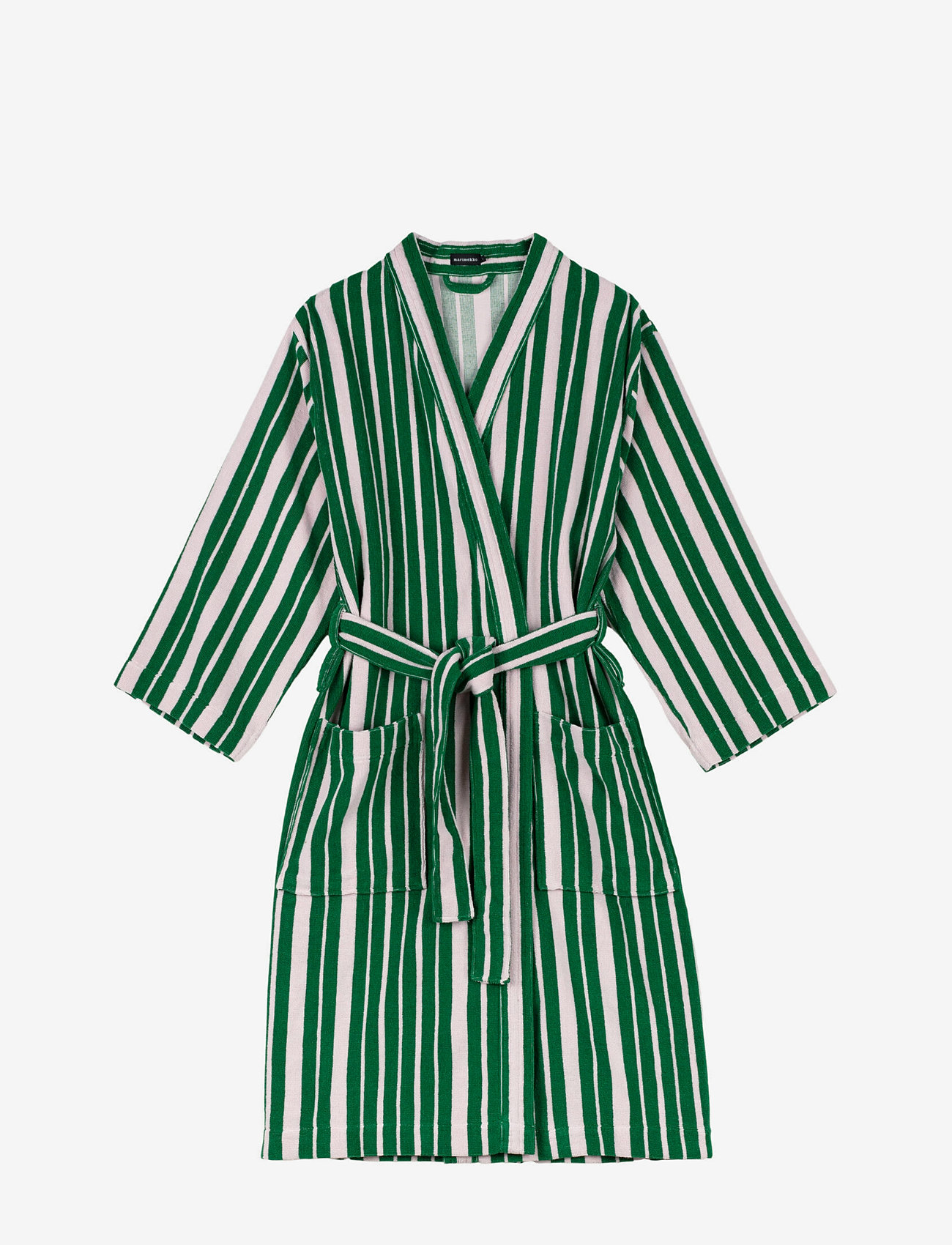 Marimekko Home - RAIDE BATH ROBE - green, lt.pink - 0