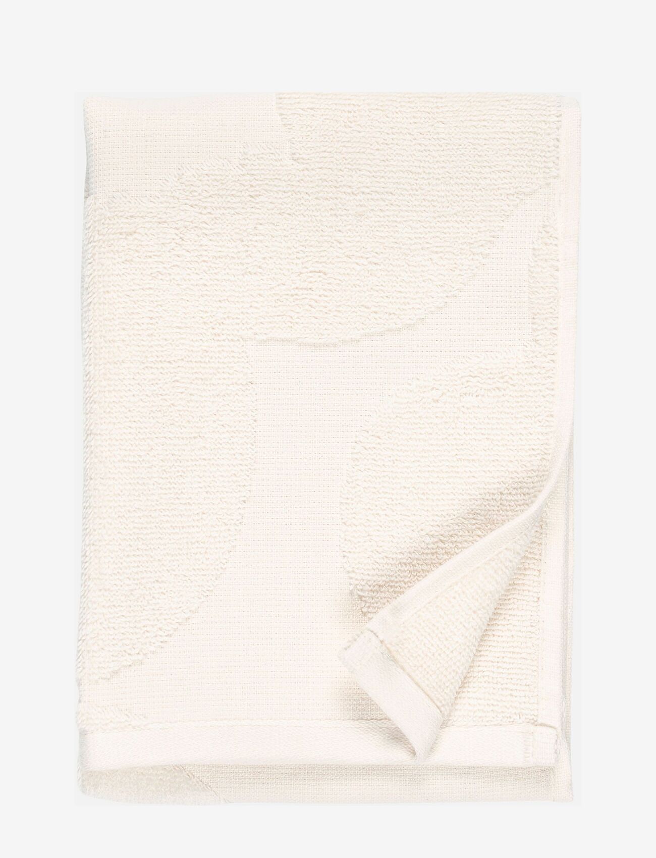 Marimekko Home - UNIKKO SOLID HAND TOWEL 50X70 - handtücher - ivory - 0
