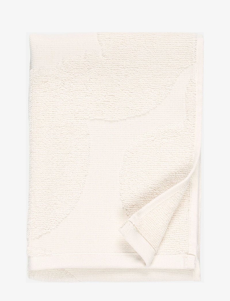 Marimekko Home - UNIKKO SOLID HAND TOWEL 50X70 - handtücher - ivory - 0
