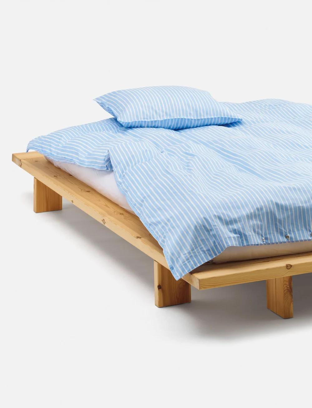 Marimekko Home - PICCOLO DC 240X220 CM - duvet covers - off white, lt.blue - 1