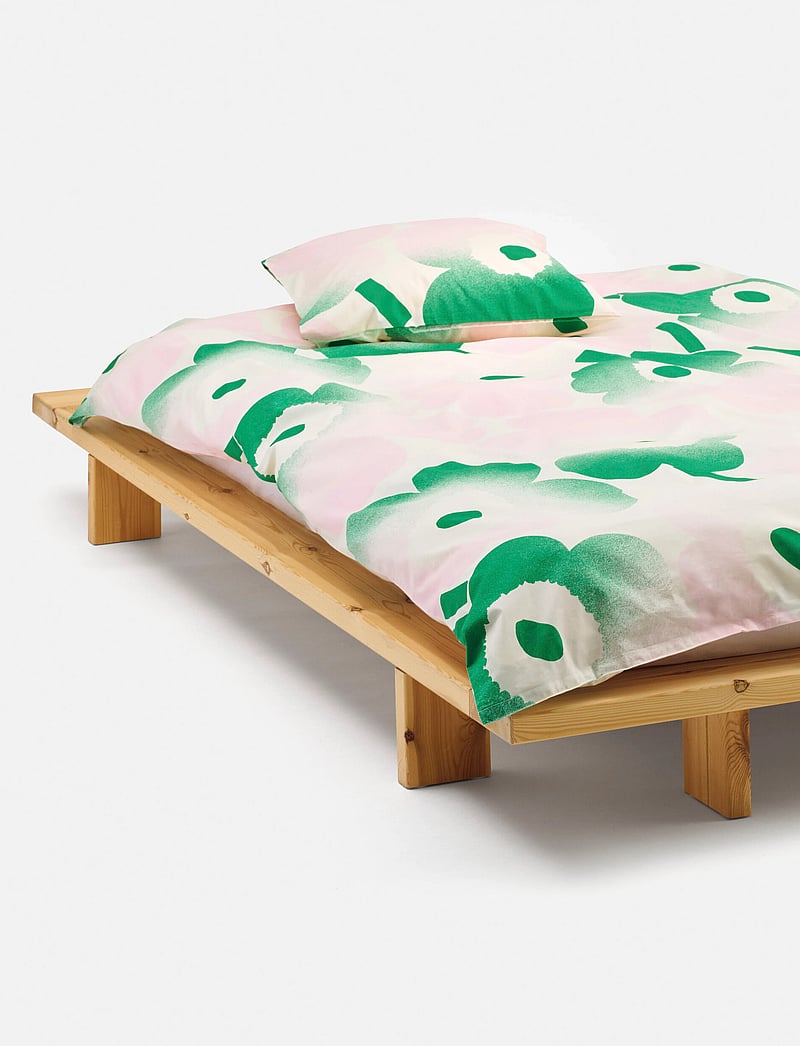 Marimekko Home - UNIKKO HÄIVÄHDYS DC 240X220 CM - påslakan - off white, lt.pink, green - 1