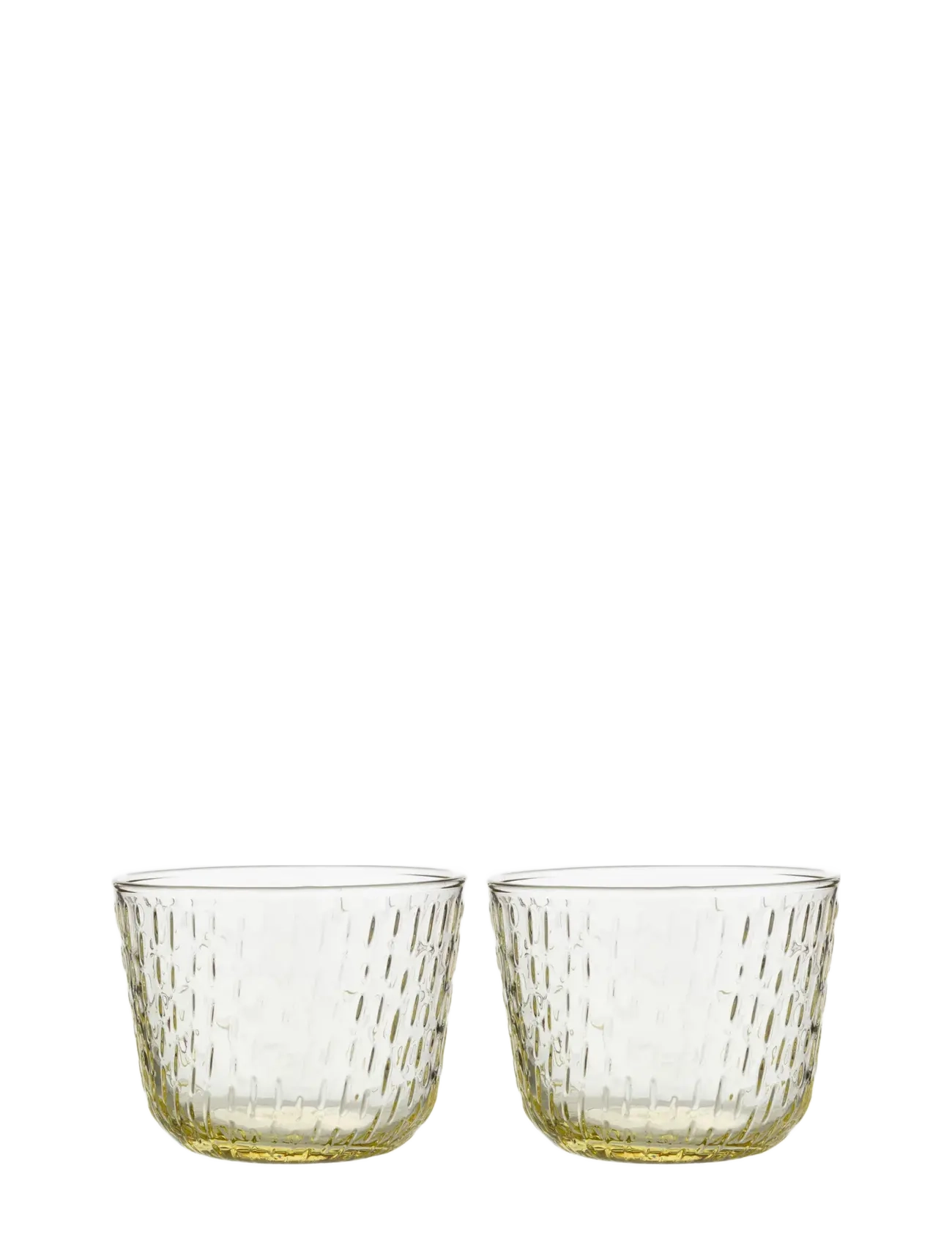 Marimekko Home Syksy Tumbler 2,0 Dl 2 Pcs, 20 CL, Yellow, Glas > Drikkeglas, Unisex