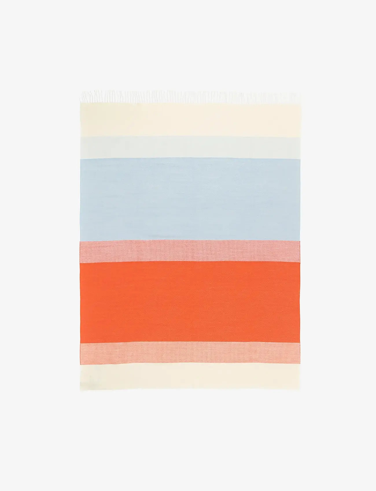 Marimekko Home - HENNIKA THROW 120X180 CM - shop by price - orange, white, lt.blue - 0