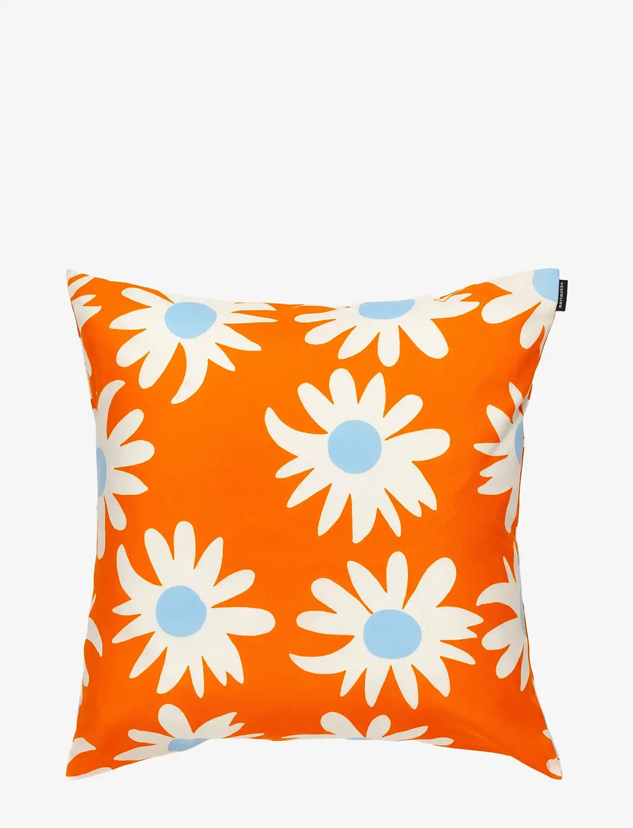 Marimekko Home - RAKASTAA EI RAKASTA CUSHION COVER - nach preis einkaufen - orange, off white, lt.blue - 0