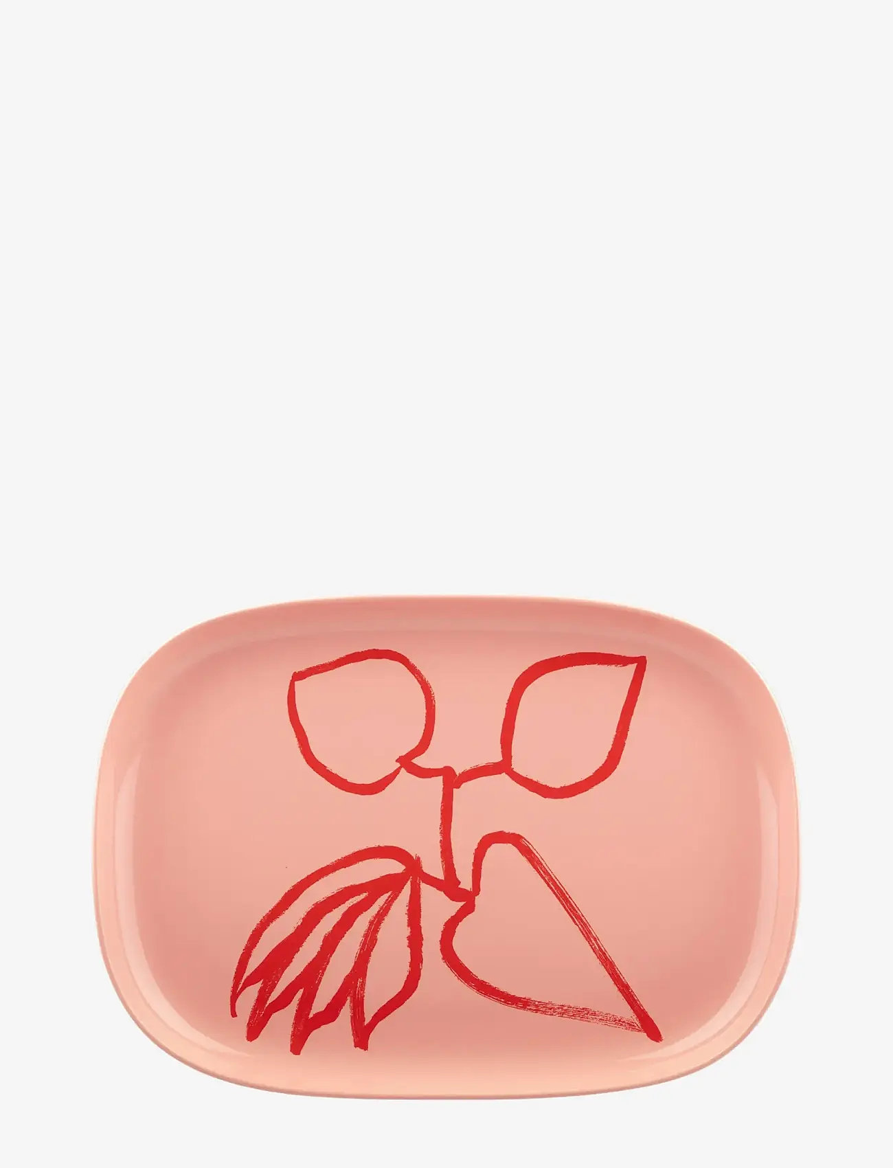 Marimekko Home - UKONHATTU SERVING ITEM 23X32 - serving platters - salmon red, tomato red - 0