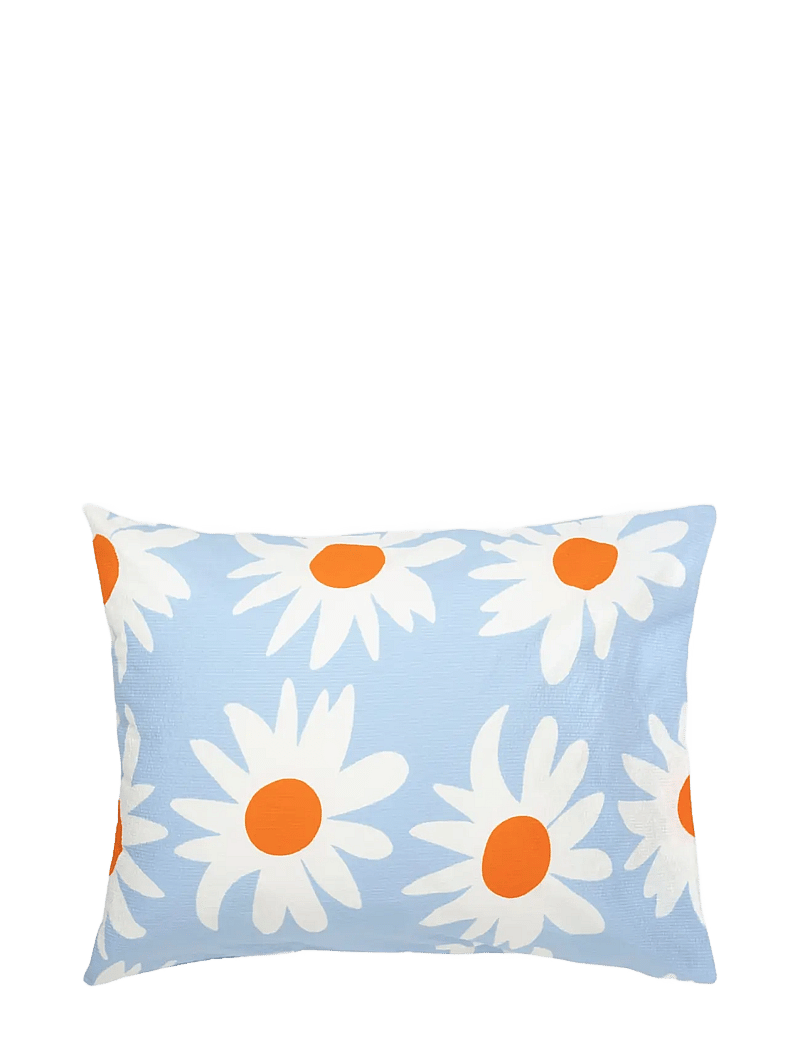 Marimekko Home - RAKASTAA EI RAKASTA PC 50X60 - shop by price - lt.blue, off white, orange - 0