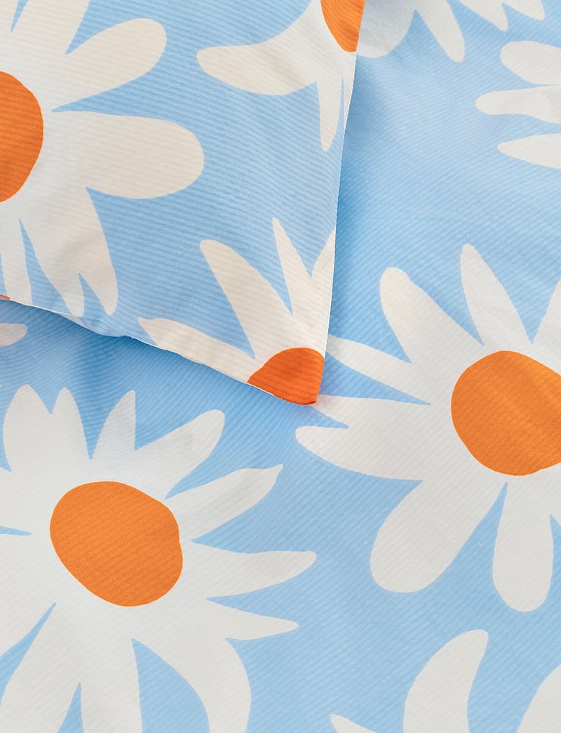 Marimekko Home - RAKASTAA EI RAKASTA PC 50X60 - shop by price - lt.blue, off white, orange - 2