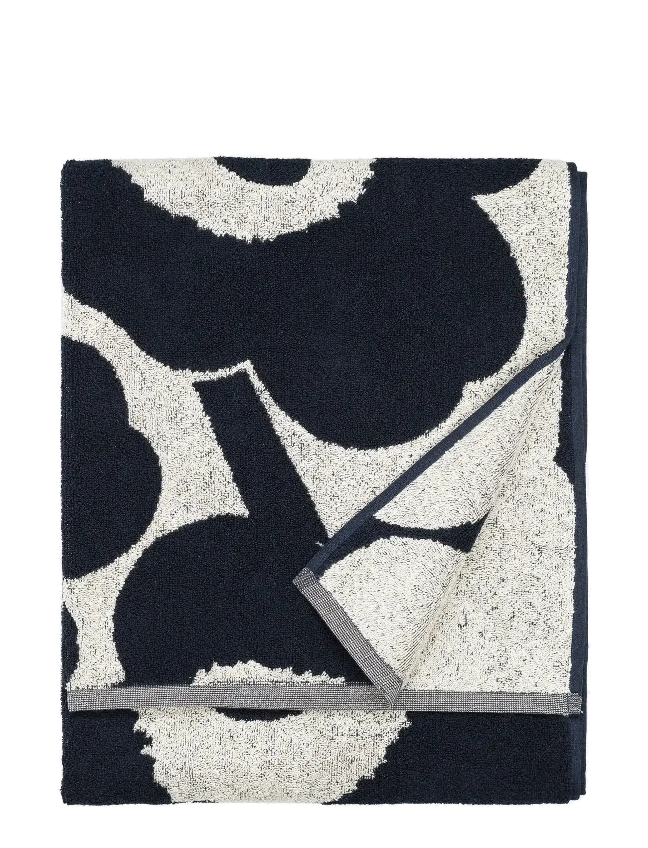 Marimekko Home Unikko Bath Towel 70X150 Cm, Bath Håndklæde, Navy, Str: 70X 150CM