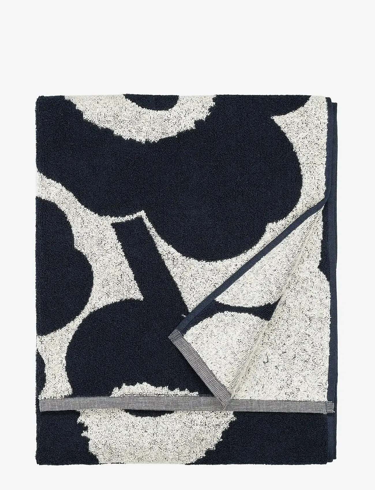 Marimekko Home - UNIKKO BATH TOWEL 70X150 CM - badehåndklæder - cotton, dark blue - 0
