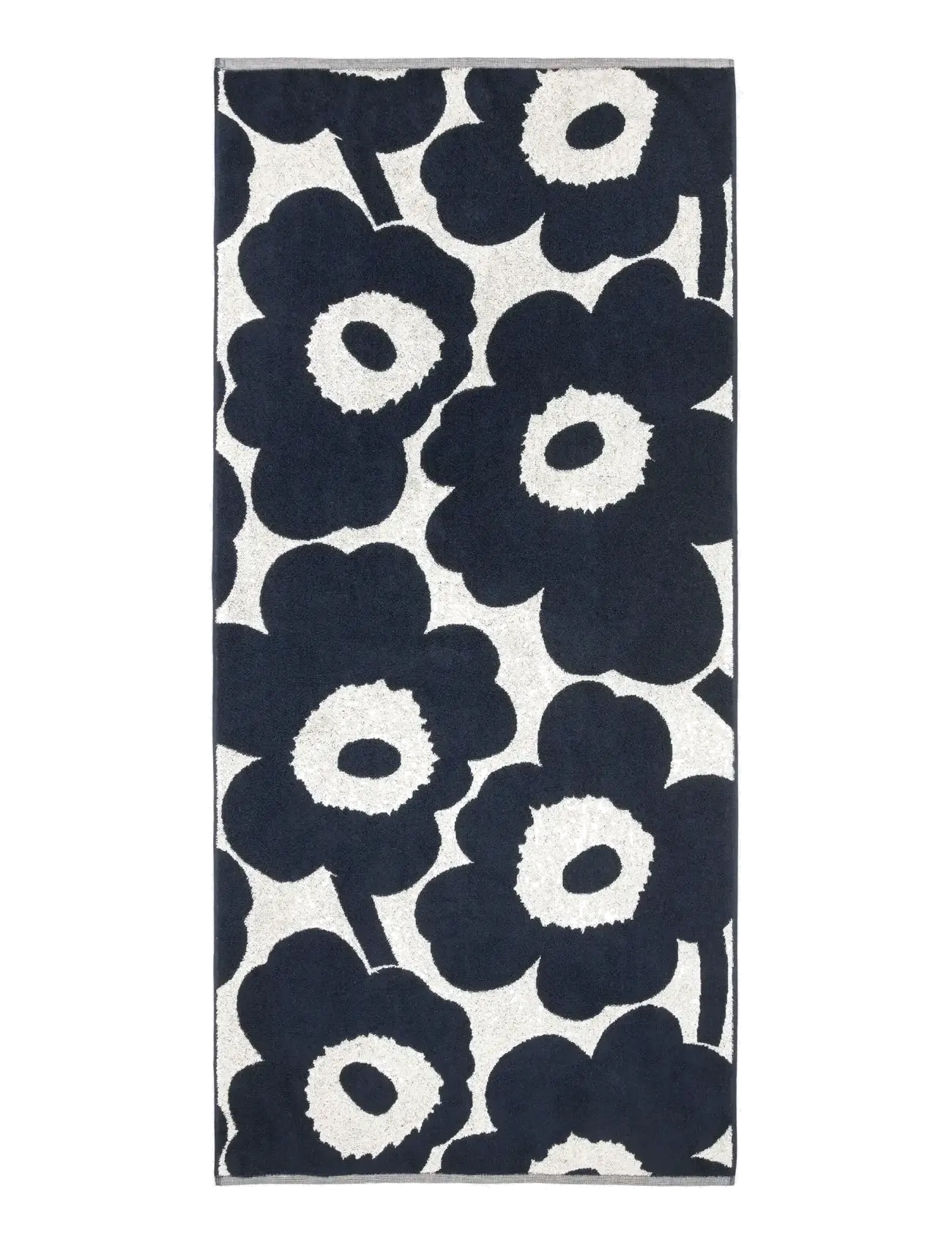 Marimekko Home - UNIKKO BATH TOWEL 70X150 CM - badlakan - cotton, dark blue - 1