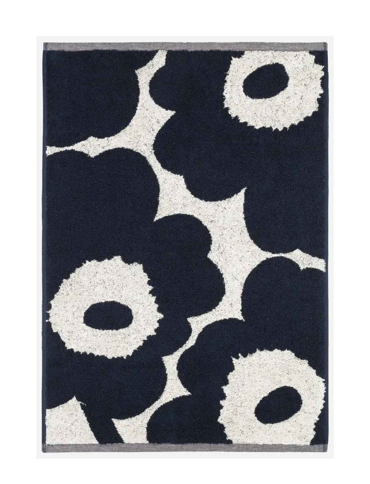 Marimekko Home - UNIKKO HAND TOWEL 50X70 CM - handklæði og baðhandklæði - cotton, dark blue - 1