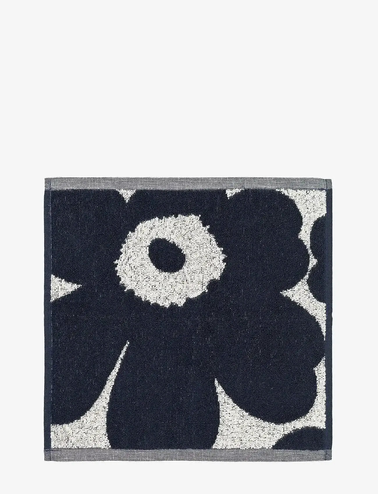 Marimekko Home - UNIKKO MINI TOWEL 30X30 CM - gesichtshandtücher - cotton, dark blue - 0