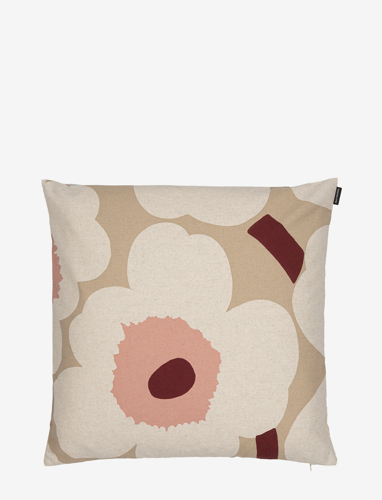 Marimekko Home - UNIKKO PILLOW CASE 50X50CM - køb efter pris - beige,linen,rose - 0