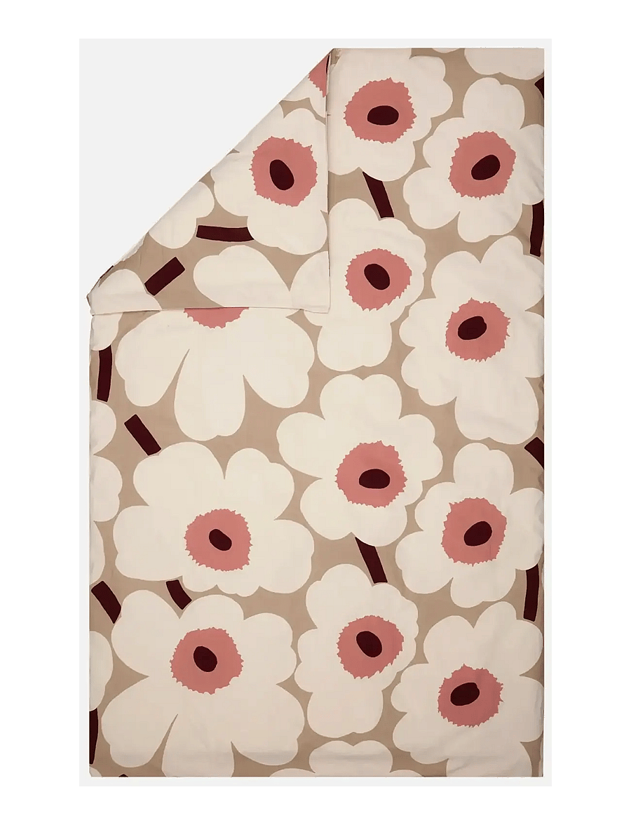 Marimekko Home - UNIKKO PL 135/140X200 CM - tekikotid - beige,off white,rose - 0