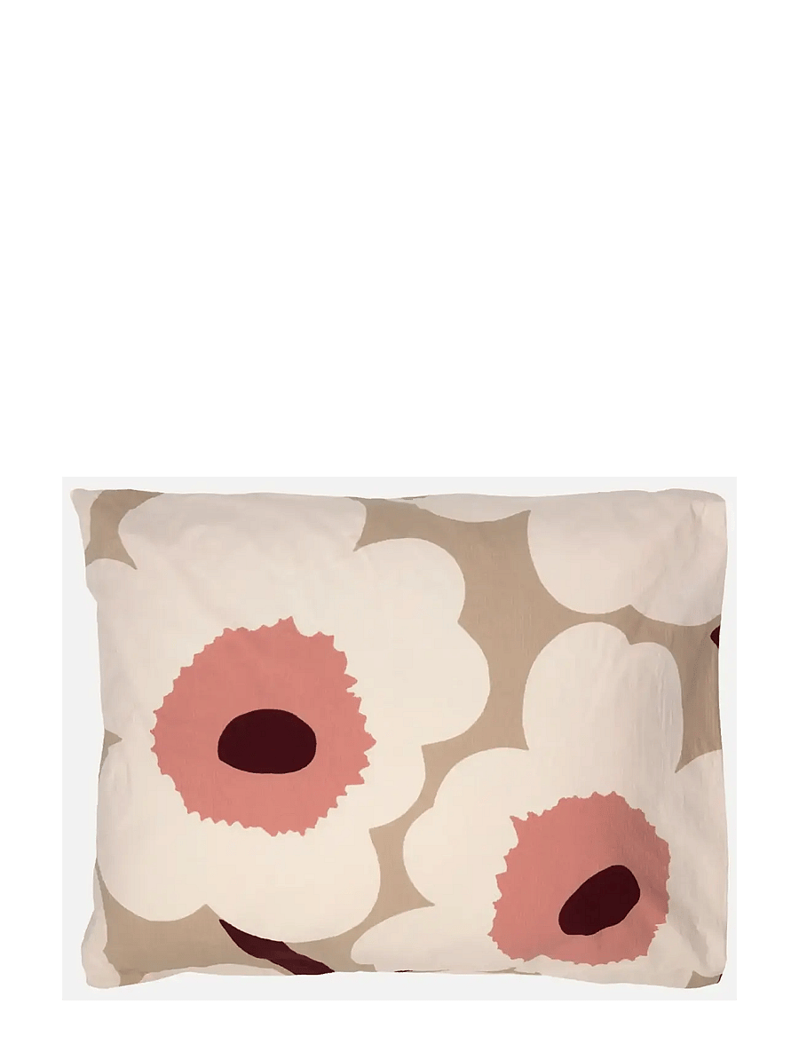 Marimekko Home - UNIKKO PC 60X63-65X65 CM - kopfkissenbezüge - beige, cotton, rose - 0