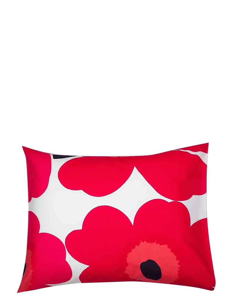 Marimekko Home - UNIKKO PC 50X60X CM - pillow cases - white, red - 0