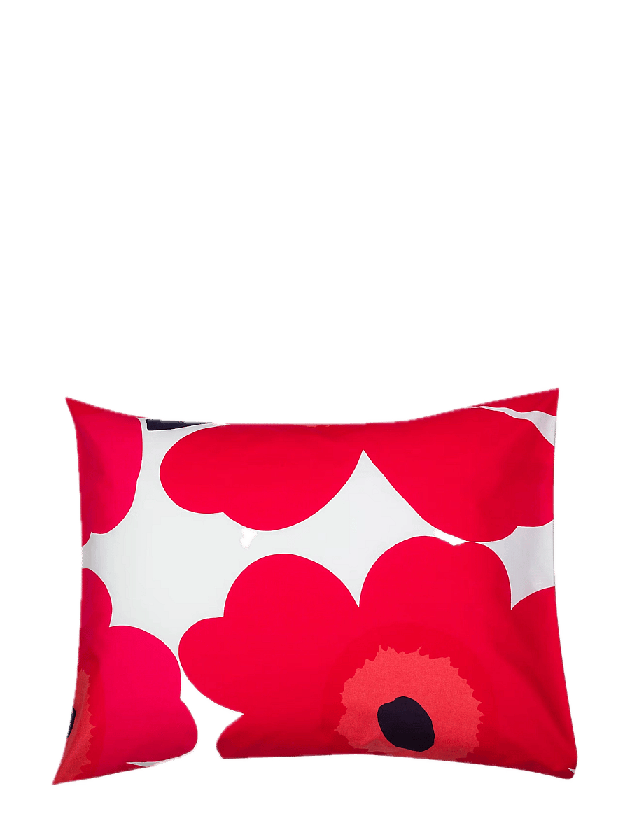 Marimekko Home - UNIKKO PC 60X63-65X65 CM - kopfkissenbezüge - white, red - 1