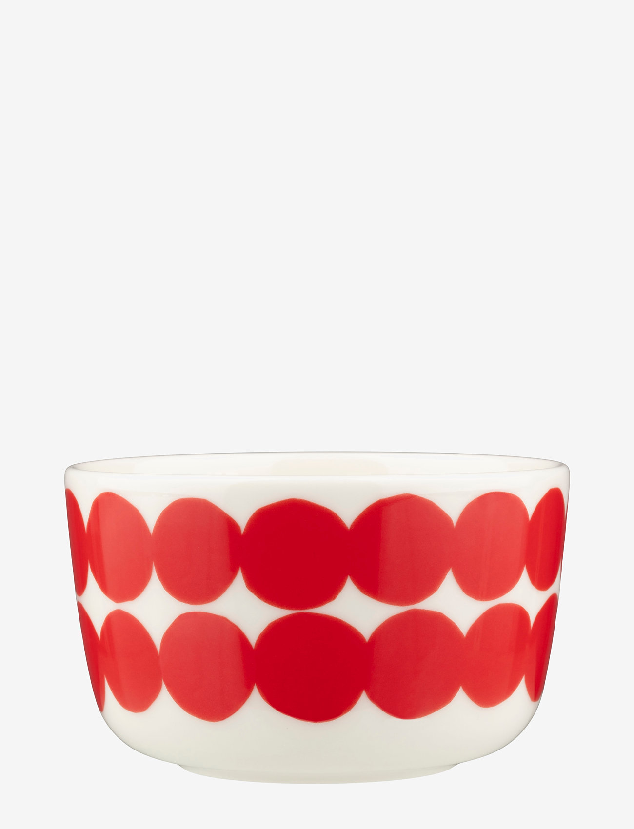Marimekko Home - SIIRTOLAPUUTARHA BOWL 2,5 DL - køb efter pris - white, red - 0
