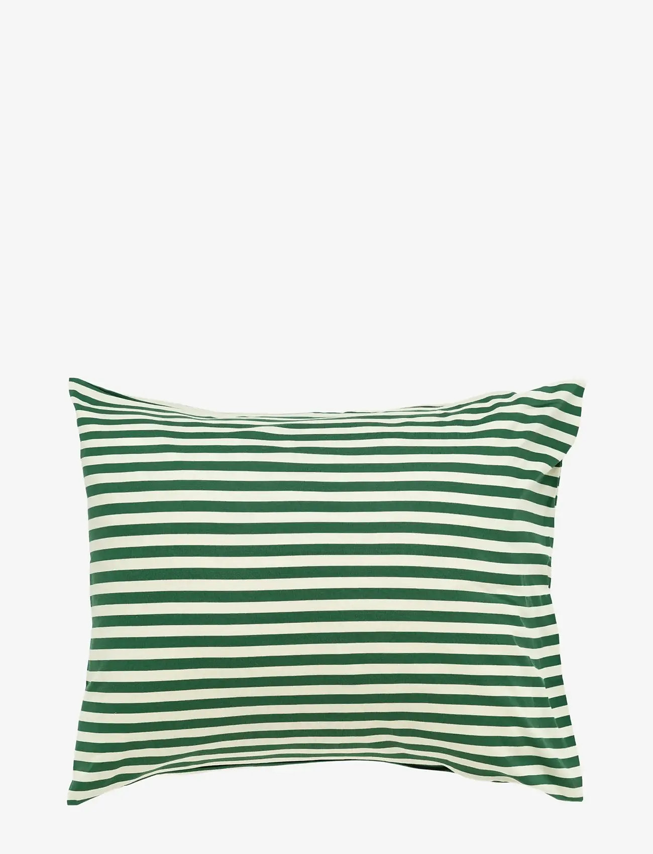 Marimekko Home - TASARAITA PC 50X60 CM - kussenslopen - off white, dk.green - 0