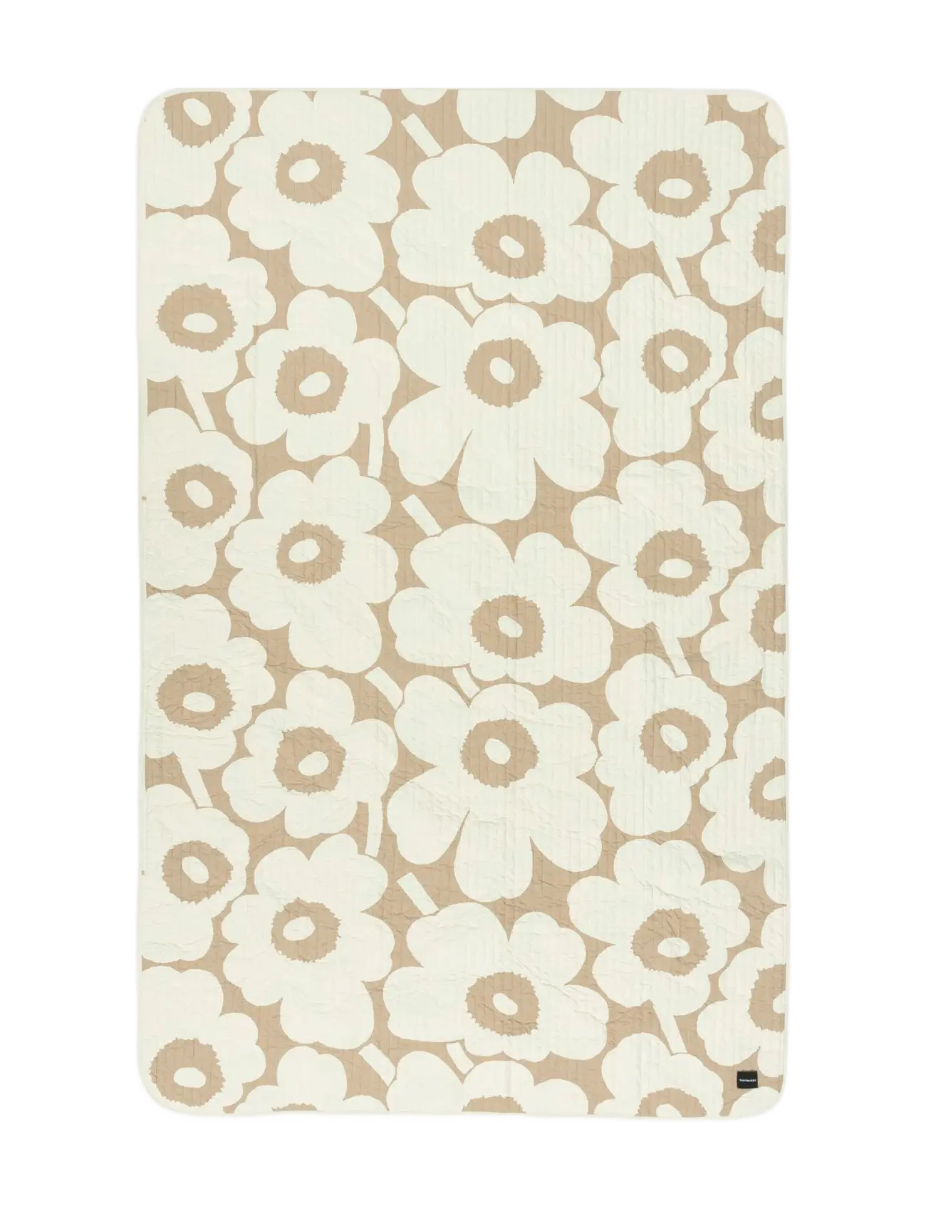 MARIMEKKO Einrichtung Unikko Bed Spread 160X260 Cm Beige - 160X260CM - Unisex