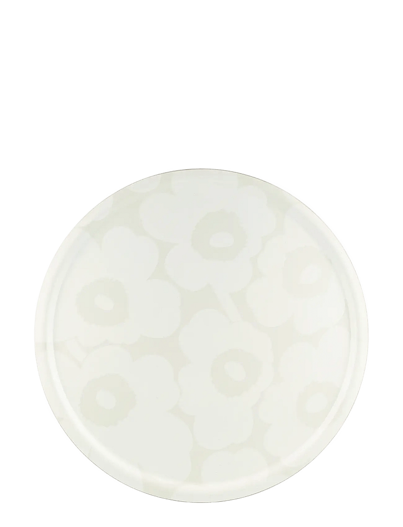 Marimekko Home - UNIKKO TRAY 65 CM - kandikud - white, white - 0