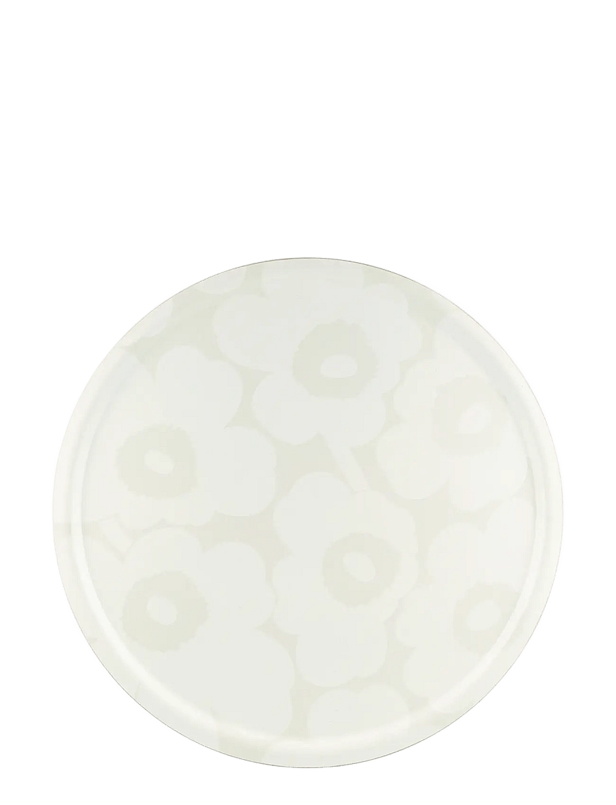 Marimekko Home - UNIKKO TRAY 65 CM - kandikud - white, white - 0