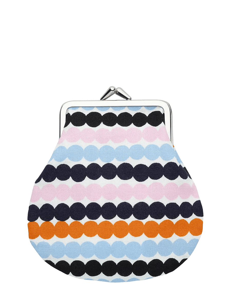 Marimekko Home - MINI RÄSYMATTO SMALL PURSE - makeup - white,lt.yellow,orange,lt.blue - 0