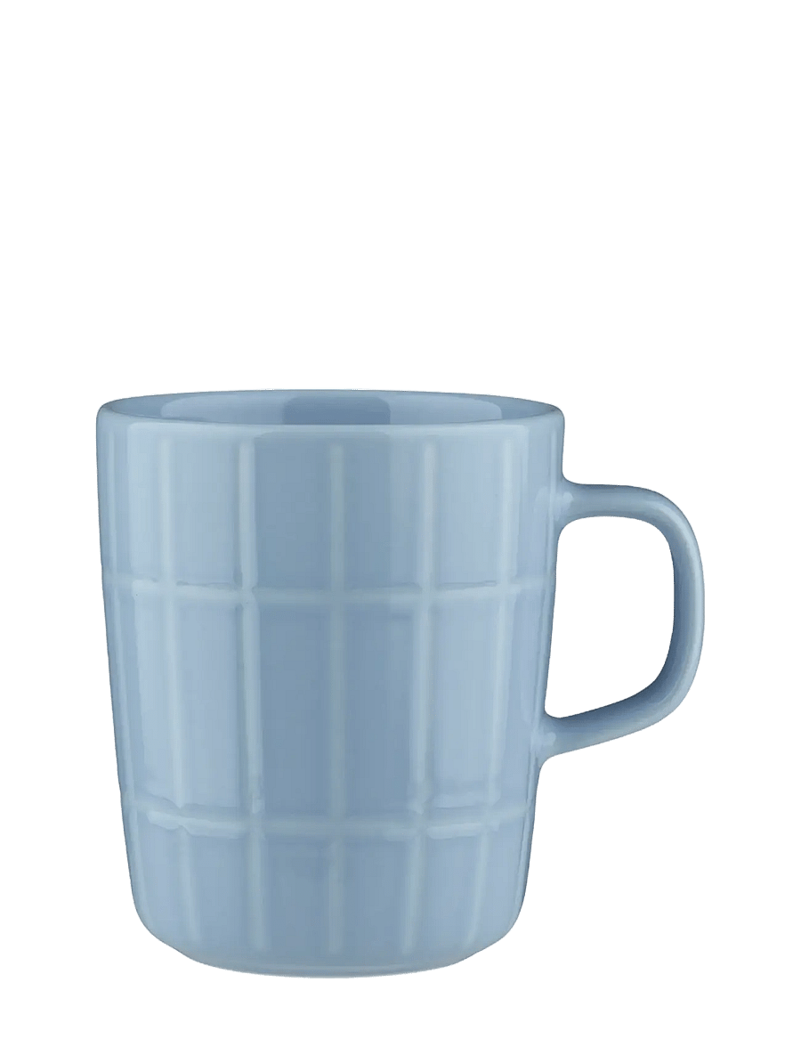 Marimekko Home - TIILISKIVI MUG 2,5 DL - kafijas krūzes - light blue, off white - 1