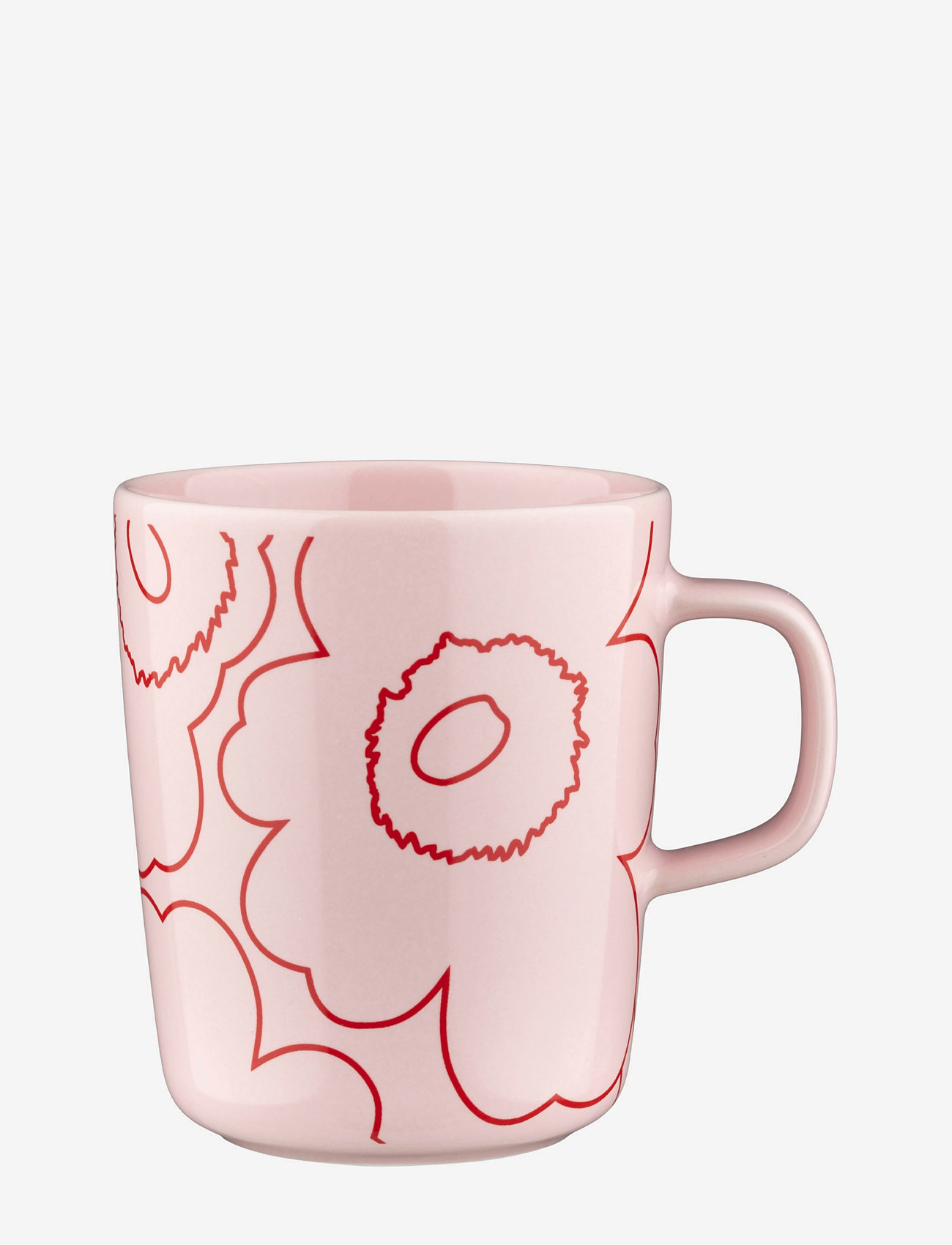 Marimekko Home - PIIRTO UNIKKO MUG 2,5 DL - kohvitassid - pink, red - 0