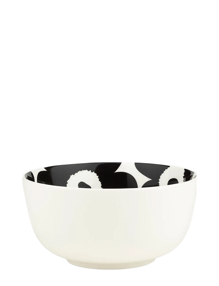 Marimekko Home - UNIKKO BOWL 9 DL - serveerimisnõud - white, black - 0