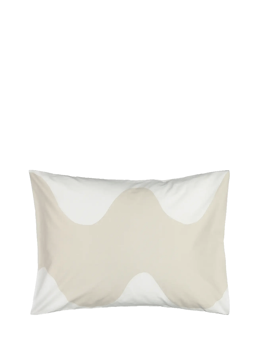 Marimekko Home - LOKKI PC 63X63-65X65 CM - pagalvių užvalkalai - white,beige - 1