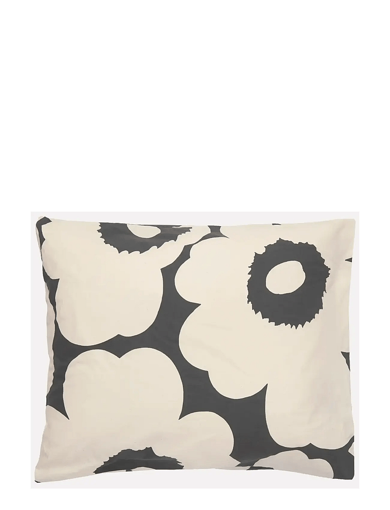 Marimekko Home - UNIKKO PC 50X60 CM - prydnadskuddar - charcoal, off white - 0