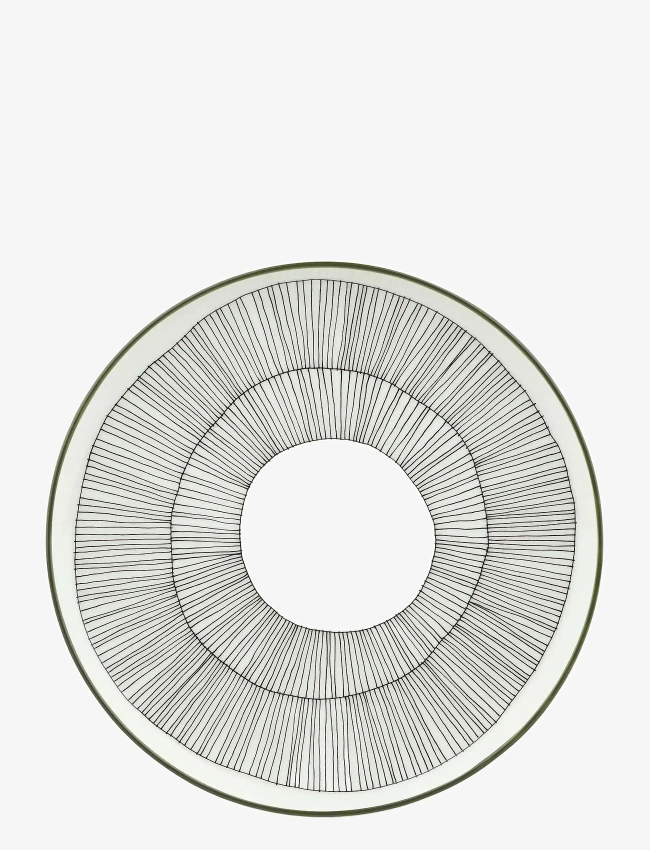Marimekko Home - KUKAT PUHKEAVAT PLATE 20 CM - assietter - white, forest green, black - 0
