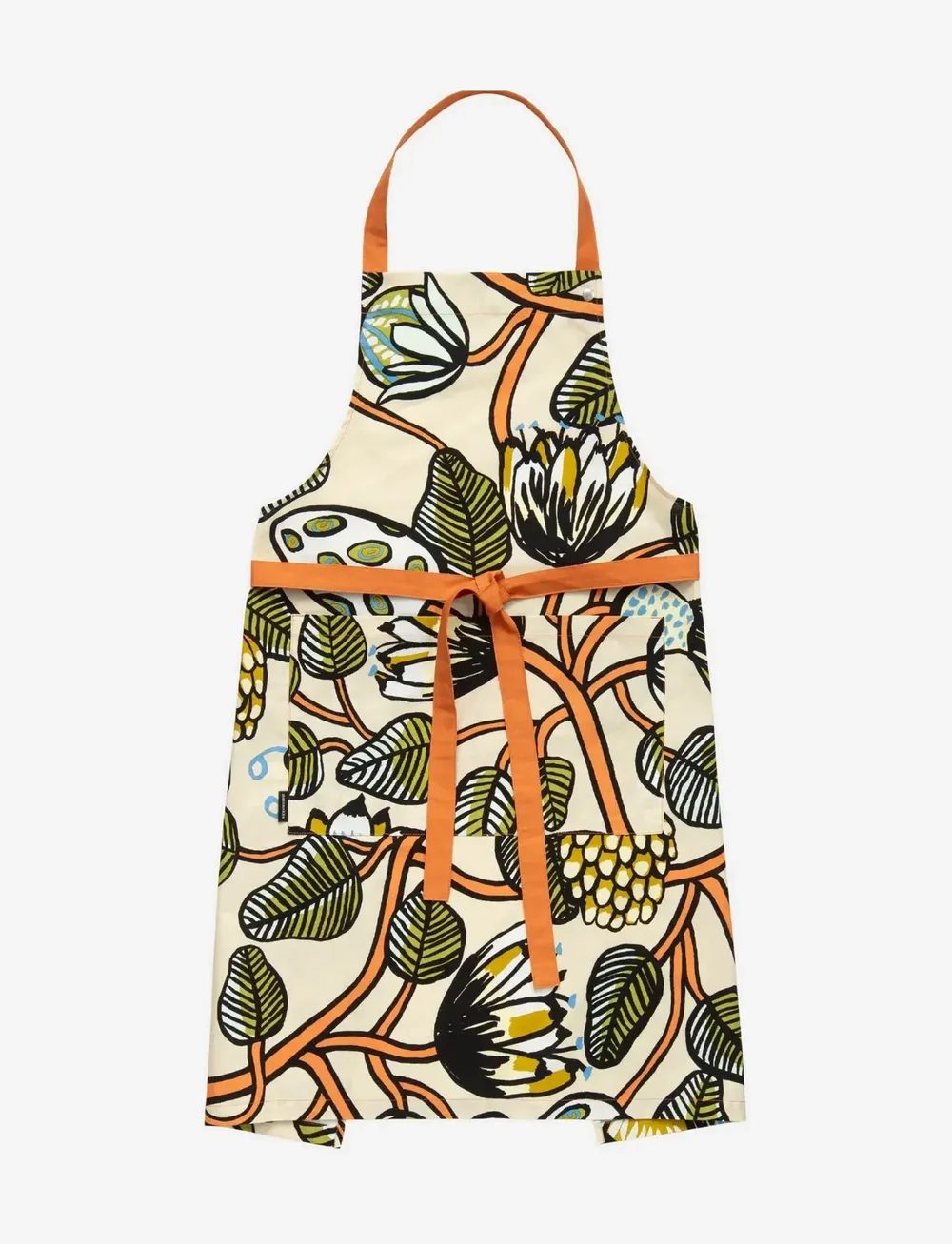 Marimekko Home - TIARA APRON - forklæder - sand, warm or, green - 0